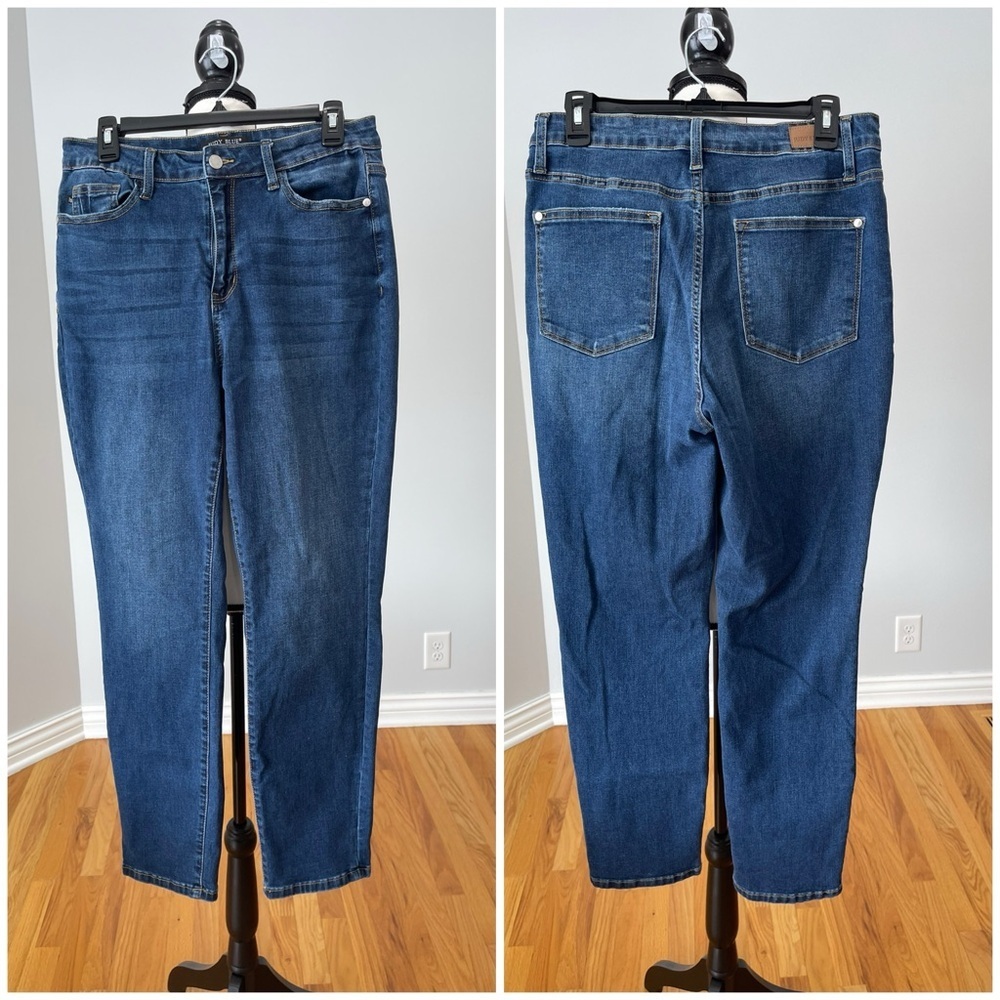 Judy Blue size 30 junior 11 denim jeans stretch modest mature casual